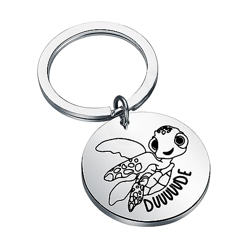 FAADBUK Cartoon Movie Keychain Squirt Lover Gift Dude Squirt the