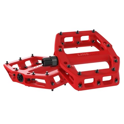 Trek Line Elite Flat Fahrrad Pedale rot