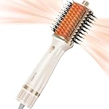GOMYTH Upgraded 5-in-1 Blow Dryer Brush with Heated Comb - Volumizer Hair Dryer Brush for Wet & Dry Hair, Ideal for Thick Curly Hair, Salon Blowout, Frizz-Free Shiny Hair, Reduced Heat Damage - 70mm
