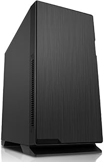 GameMax Silent Mid-Tower PC Gaming case, ATX, Sound Dampening, SD/TF Card Reader Built-In | Black