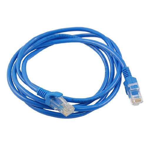 Cable de red RJ45 Cat5 1.5 m azul miniatura 1