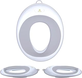 KARAN KING - Ultimate Potty Pro: Non-Slip, Portable, and Stylish Grey Potty Training Toilet Seat Topper (Best Potty Seat for Toddlers, Comfortable and Versatile)
