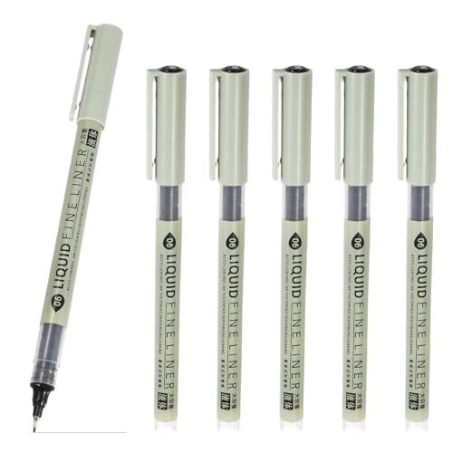 Stylos à pointe fine encre imperméable archivée noire 0.5mm