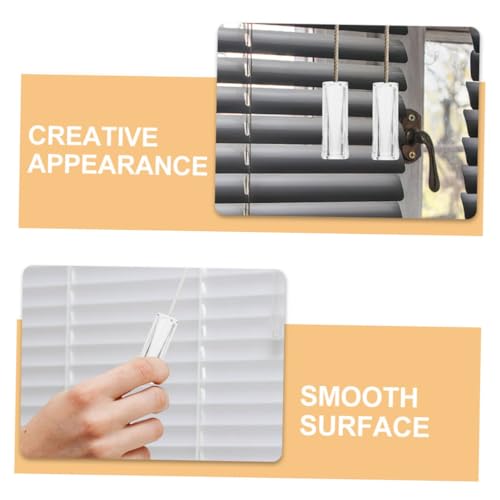 VOSAREA 20 Peças Alça Cega Veneziana Gancho Cego Hardware De Vento Alça De Haste Cega Alça De Reparo