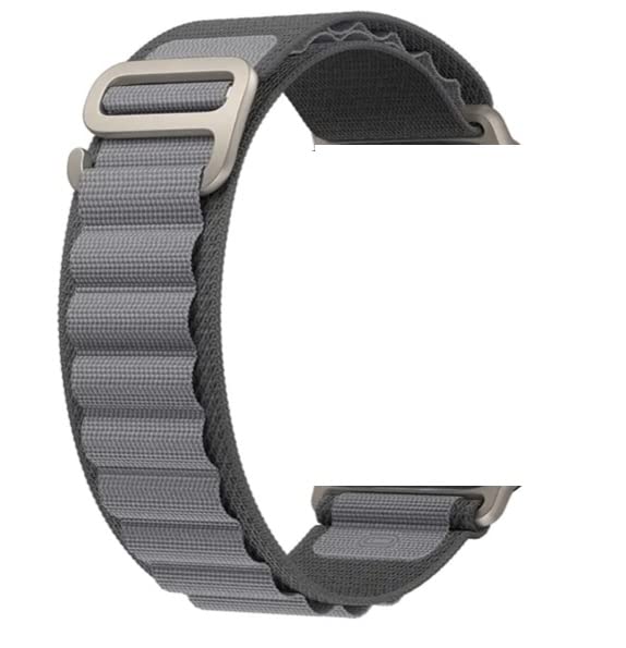 Colorcase Smart Watch Nylon Band Strap Compatible with Kratos Sw16 Ultra Smart Watch – Nylon Band – Dark Grey