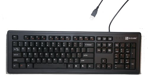 Clavier USB G-Cube multimédia ultra slim idéal pour le télétravail épuré - 2