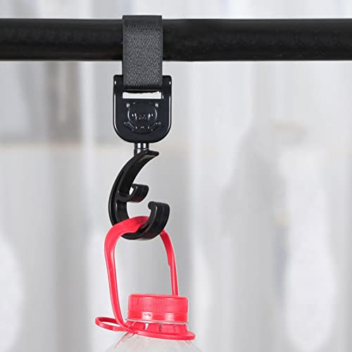 Gancho para bebê - Gancho para pendurar carrinho giratório - Clipes universais bebê com padrão urso