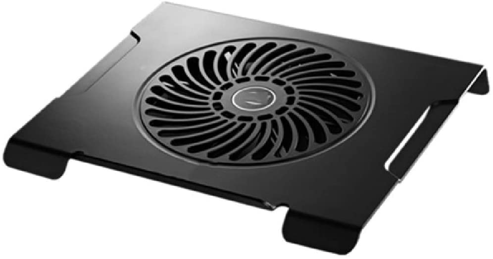 Base refrigeradora para portátil de 15,4" con soporte ajustable de plástico y USB 2