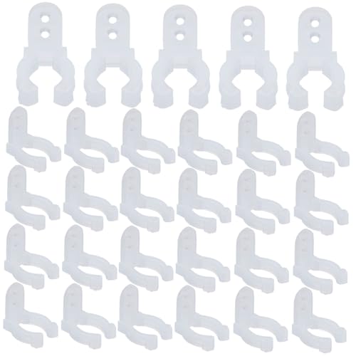 Garneck Led Rope Light Clips 30pcs Outdoor String Light Mounting Clips for Easy Installation