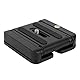 Topiky Z Flex Tilt Stativkopf, Aluminiumlegierung Folding Z-Form Tilt Pan Head Schnellwechselplatte Halterung für DSLR-Kamera Camcorder Stativ Slider Rail