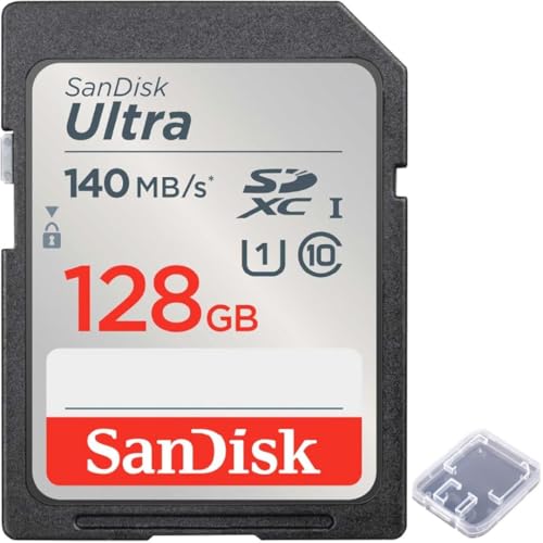 �y�Z�b�g�i�z�y �T���f�B�X�N ���K�i �zSanDisk SD�J�[�h 128GB SDXC UHS-I Class10 U1 �ő�140MB/s ���� ��჌�t �ԍڃJ���� PC�Ή� SDSDUNB-128G-GN6IN+���[�P�[�X