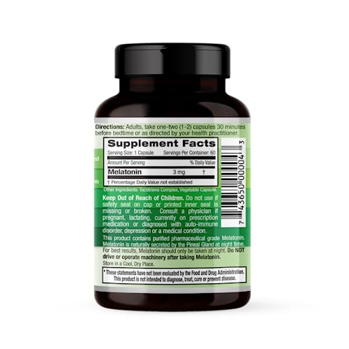 EMERALD LABS Sweet Dreams Melatonin Time-Release - Melatonin Sleep Support Supplement - Supports Healthy Sleep Patterns - 60 Vegetable Capsules (Up to 60-Day Supply) - Image 3