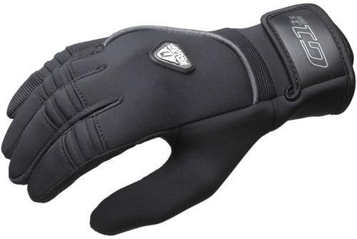 Waterproof New Tusa 1.5mm 5-Finger Stretch Neoprene Gloves with Amara Leather Palm (Small)