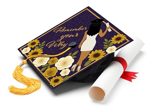 ADVANSYNC Remember Your Why Graduation Cap Topper