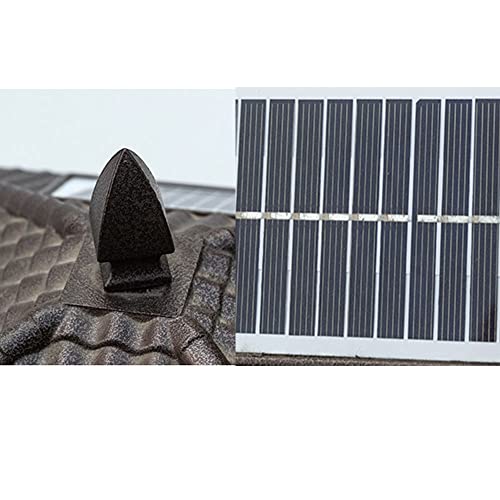 Lampe solaire carrée IP54 en acrylique et aluminium style européen pour poteau - 7