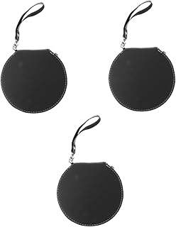 ABOOFAN 3 Peças 20 Suporte De Armazenamento De Disco Porta-Cd Bolsa Estojo De Disco Saco De Armazenamento Carteira De Armazenamento Estojo De Armazenamento Pasta De Carro Pasta Com Zíper