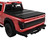 Bosllmest 5.5FT Hard Tri-Fold Tonneau Cover Styleside Pickup Truck Bed Fit for 2015-2024 F150,Black,5.5’(67.1")