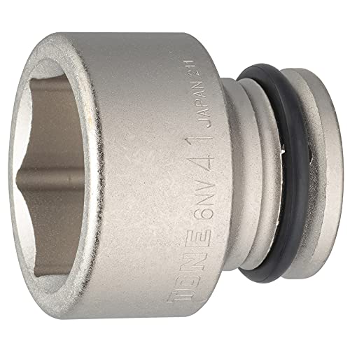 TONE HP6NV-41 Impact Socket 0.7 inch (19.0 mm) (3/4 inch) Double Side Width 1.6 inches (41 mm)
