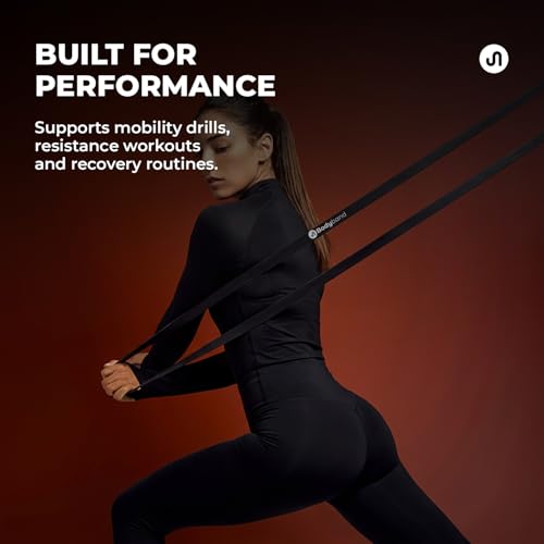 Image of Bodyband Heavy Resistance Band for Workout TPE Bands for Exercise & Stretching Pull Up Bands for Home, Gym for Men & Women Toning Resistance Band TPE