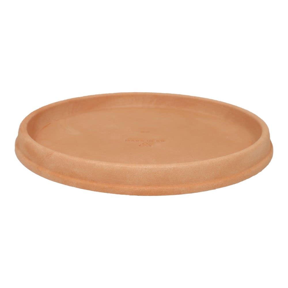 MePla Dessous de Plats Roma - Rond - Résistant aux Intempéries - Résistant Aux UV Caboteurs Floraux - ø43 - Terracotta