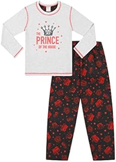 The King and Queen of the House Matching Family Long Cotton Pyjamas