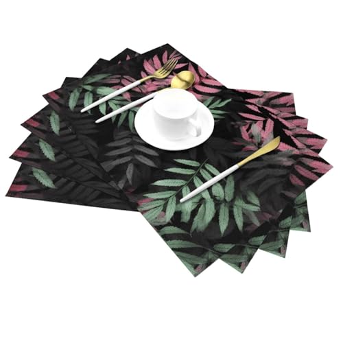 Sets de table en PVC résistants à la chaleur design chic - 4