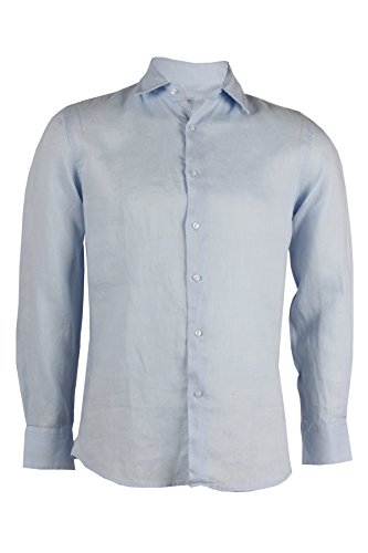 Camicia 100% Lino Cielo, XL-43/44