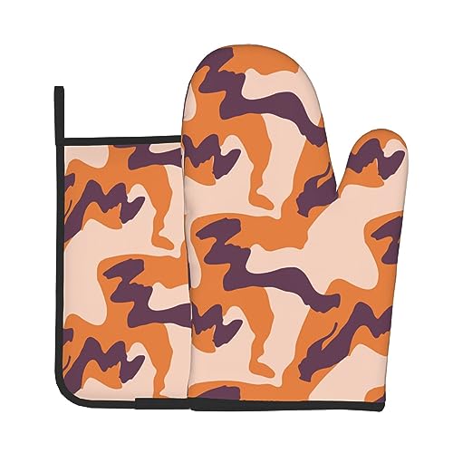 Geometry Oven Mitts And Pot Holders Sets Potholders & Oven G