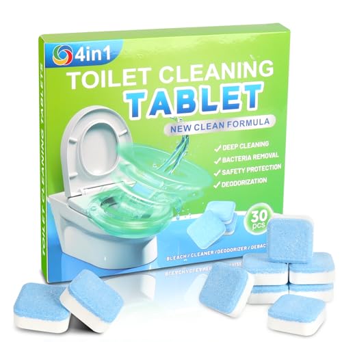 60 Stück WC Tabs,Extra Stark für intensive Sauberkeit in der Toilette & Urinalen,Verhindert Kalk & Schmutz