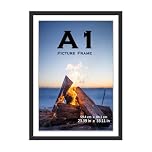 Scholar Tree Black A1 (59.4x84.1cm) Wooden Picture Frames, Wall Mountable