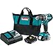 Makita XPH12R 18V LXT Lithium-Ion Compact Brushless Cordless 1/2" Hammer Driver-Drill Kit (2.0Ah),