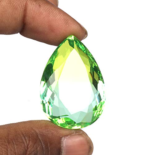 REAL-GEMS 91.00 Ct Multi Color Ametrine Pear Shaped Gemstone2