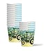 Farm Tractor Time Birthday Party Supplies Set Plates Napkins Cups Kit for 16