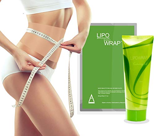 Ultimate Body Applicator Lipo Wrap Skinny Wraps for inch Loss (4 Wraps) + Ultimate Defining Body Gel Applicator Gel it Works for Cellulite and Stretch Marks Reduction - 150 Mlâ€¦