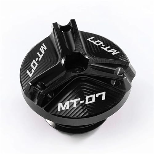 Passend for YAMAHA MT07 MT-07 FZ07 MT 07 2014 2015 2016 2017 2018 2019 2020 2021 2022 Motoröl-Einfülldeckel-Schutzzubehör(2.7M black)