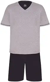 Pijama Masculino Curto Lupo (28000-001) 100% Algodão