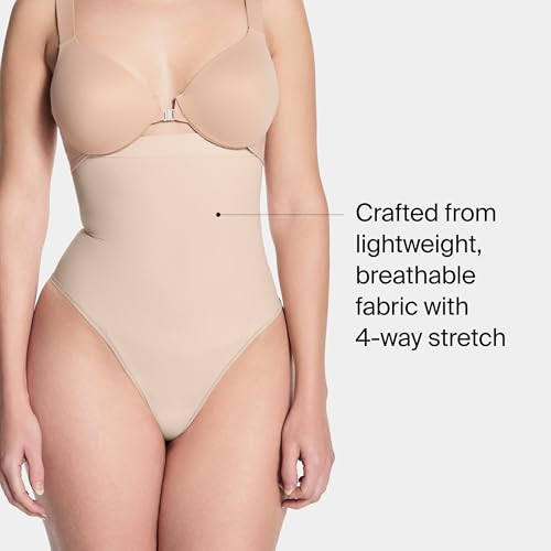 SPANXsculpt Seamless Power High-Waisted Thong - Women's Shapewear Lingerie - Seamless Thong - No Visible Panty Lines3