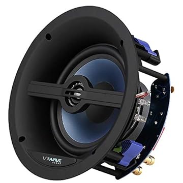 Caixa de som de embutir Wave Sound WSR120 Tela Slim Quadrada 6,5" 120w Unidade