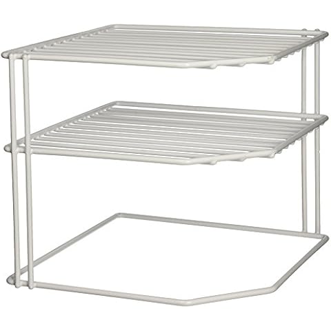 GRAYLINE, White 40316, Corner Helper Shelf, 1-Pack Cover