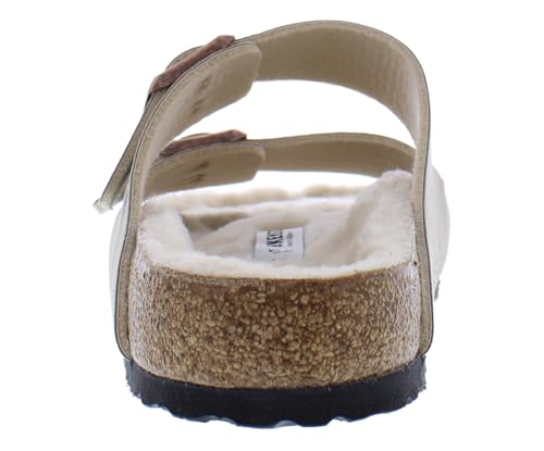 Image of Birkenstock Arizona Unisex Shoes Size 10, Color: Desert Dust /Gray Taupe /Beige