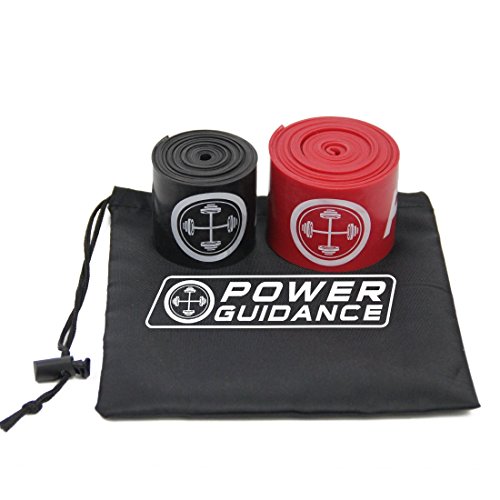 POWER GUIDANCE Floss Bands (Pack 2) Bande d'activation de la Circulation Bande de Compression et de résistance pour Le renforcement des Muscles et des articulations dans différentes Force – vue 8