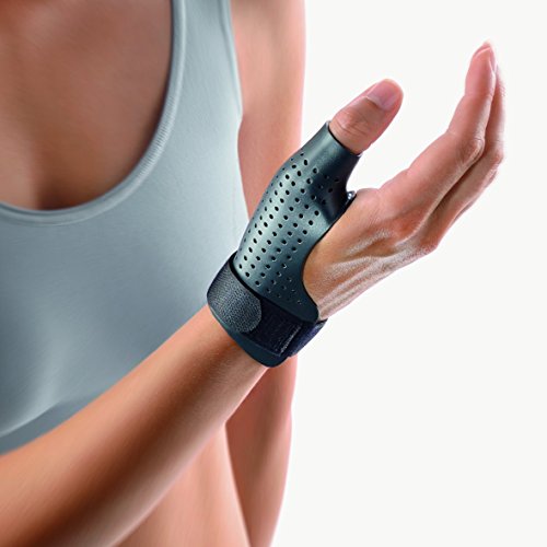 Bort 105400 Sella Dur with thumb sock Skiers Thumb Brace, UCL, Thumb Splint Arthritis Brace Immobilize CMC Basal MCP Trigger Thumb Waterproof Made in Germany- Large, Left,7.5' - 8.3
