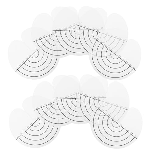 WRITWAA 25piezas Láminas de Aislamiento Térmico para Extensiones de Cabello Protectores Térmicos Transparentes Herramientas Espaciadoras Redondas para Planchar Pelo