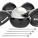 SUMPRI Sphere Ice Mold -2.5 Inch Silicone Ice Ball Maker With Lid For Whiskey Glasses [4 Pack] -FREE 4 Inch Stainless Steel Cocktail Picks -Round Ice Cubes Will Keep Your Drink Cold Longer -BPA Free