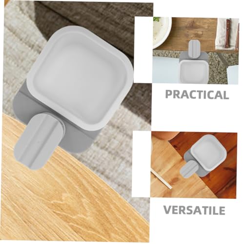 Basurero mini clip rotatorio 2 piezas blanco miniatura 6
