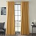 Produktbild HPD Half Price Drapes BOCH-201303-84 Raumverdunkelungsvorhänge, 213 cm lang, für Schlafzimmer und Wohnzimmer (1 Panel), 127 x 213 cm, Ringelblume, Polyester-Mischung, 50" W x 84" L (Pack of 1)