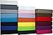 Produktbild SUMG Farbenfrohes Jersey Spannbettlaken Spannbetttuch Bettlaken aus hautsympathischer 100% Baumwolle (Weiß, 200 x 220 cm + 40cm Steghöhe)