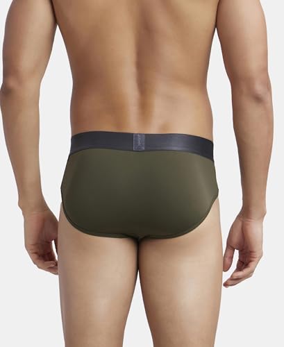 Image of Jockey IC27 Men Tactel Microfiber Elastane Stretch Solid Brief (Pack of 2)
