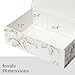 Sorarto Luxury Keepsake Gift Box | Gold Floral Decorative Boxes with Magnetic Lids for Presents, Wedding Memory Box, and Bridal Gifts. 11.5