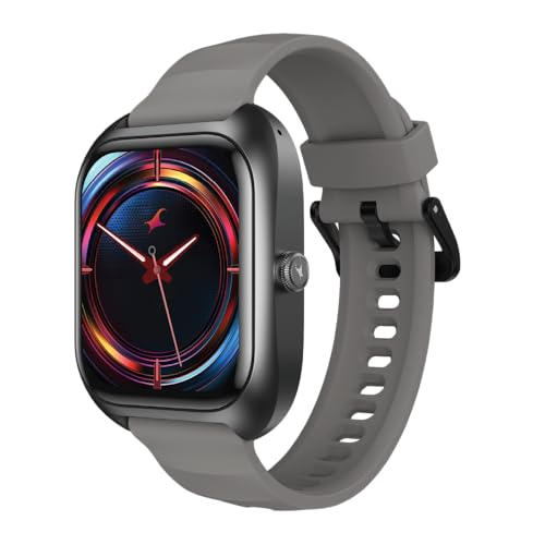 Image of Fastrack Vox Plus 1.85 inch Smart Watch for Men & Women with Ultra VU Display,to-do List,BT Calling, Offline Voice Commands, 24 /7 Health Suite (SPO₂, HRM, Sleep), IP68, Games & Multiple Watch Faces